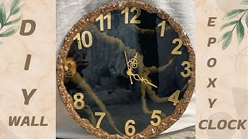 How to make Resin Wall Clock Step By Step Complete Tutorial || DIY Epoxy Wall Clock #resinart #diy