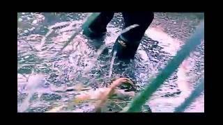 My SV. Deep flooding across watering again Electro-swamp & fill of Jahti Jakt Highland rubber boots.