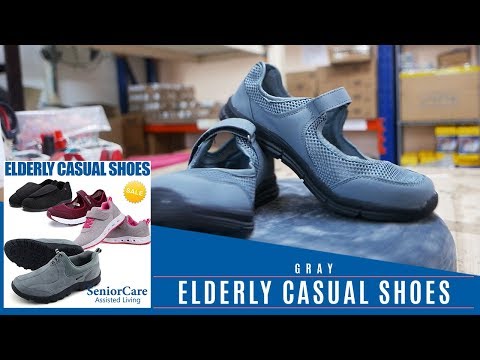 BEAUTIFUL AND STURDY Walking Casual Velcro Shoes For Elderly Women