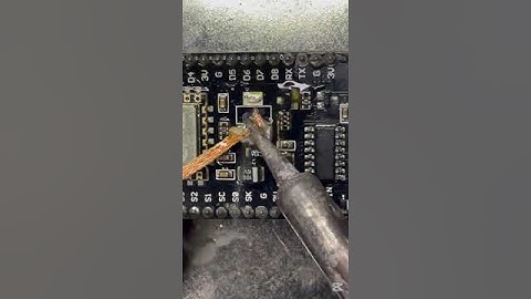 🔧 ASMR | Repairing ESP32 by Replacing AMS1117 Voltage Regulator | Satisfying Soldering Sounds