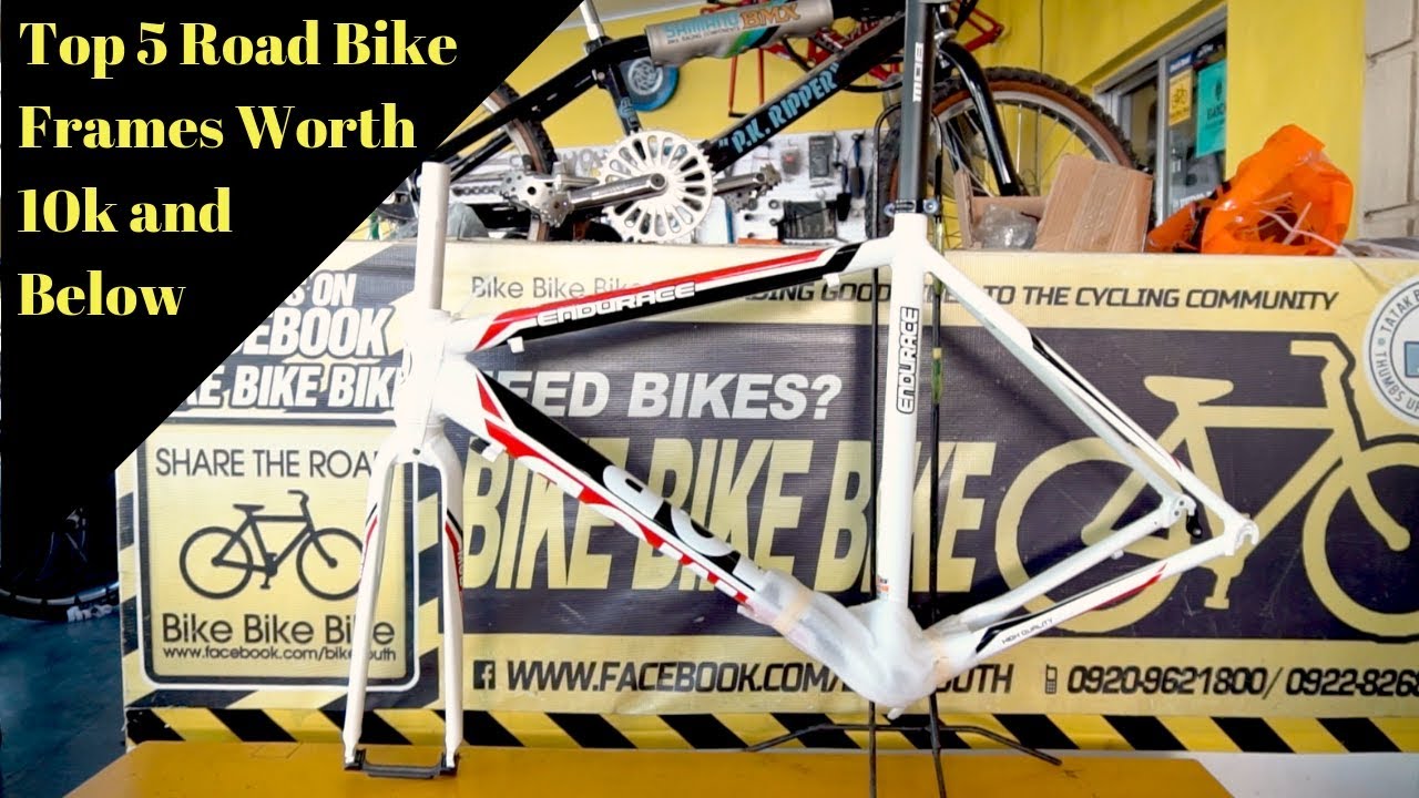 Top 5 Budget Road Bike Frames Worth 10 000php And Below Youtube