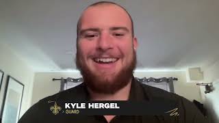 Kyle Hergel's first interview with New Orleans Saints