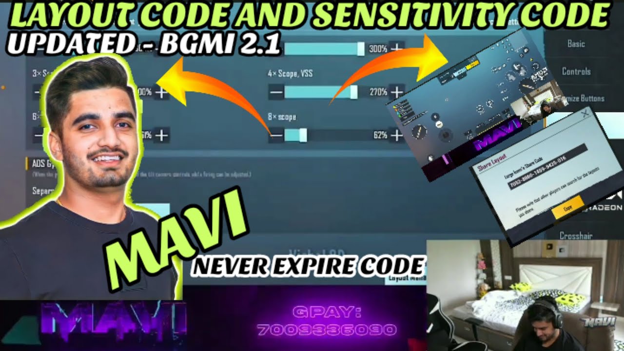 Tx Mavi control code & sensitivity code | Mavi sensitivity settings | BGMI 2.1 | Eagle XArmy