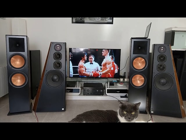 Klipsch rf7 Jbl ti5000 Who Out !!! - YouTube