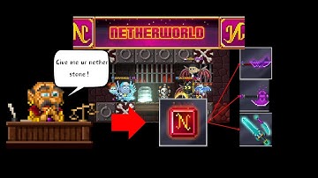 Pixel World - The Deep Netherworld - Exchange with nether shop #pixelworld