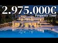 2.975.000€ Modern Home Tour in Nueva Andalucia, Marbella Spain.