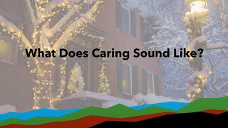 What Does Caring Sound Like?