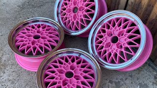 Wheels refinishing in 5 steps - Exip mesh 14”