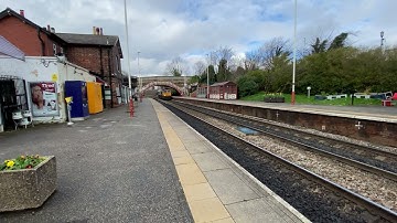 *RARE 66730 PASSES GARFORTH ON PLATFORM 1?*