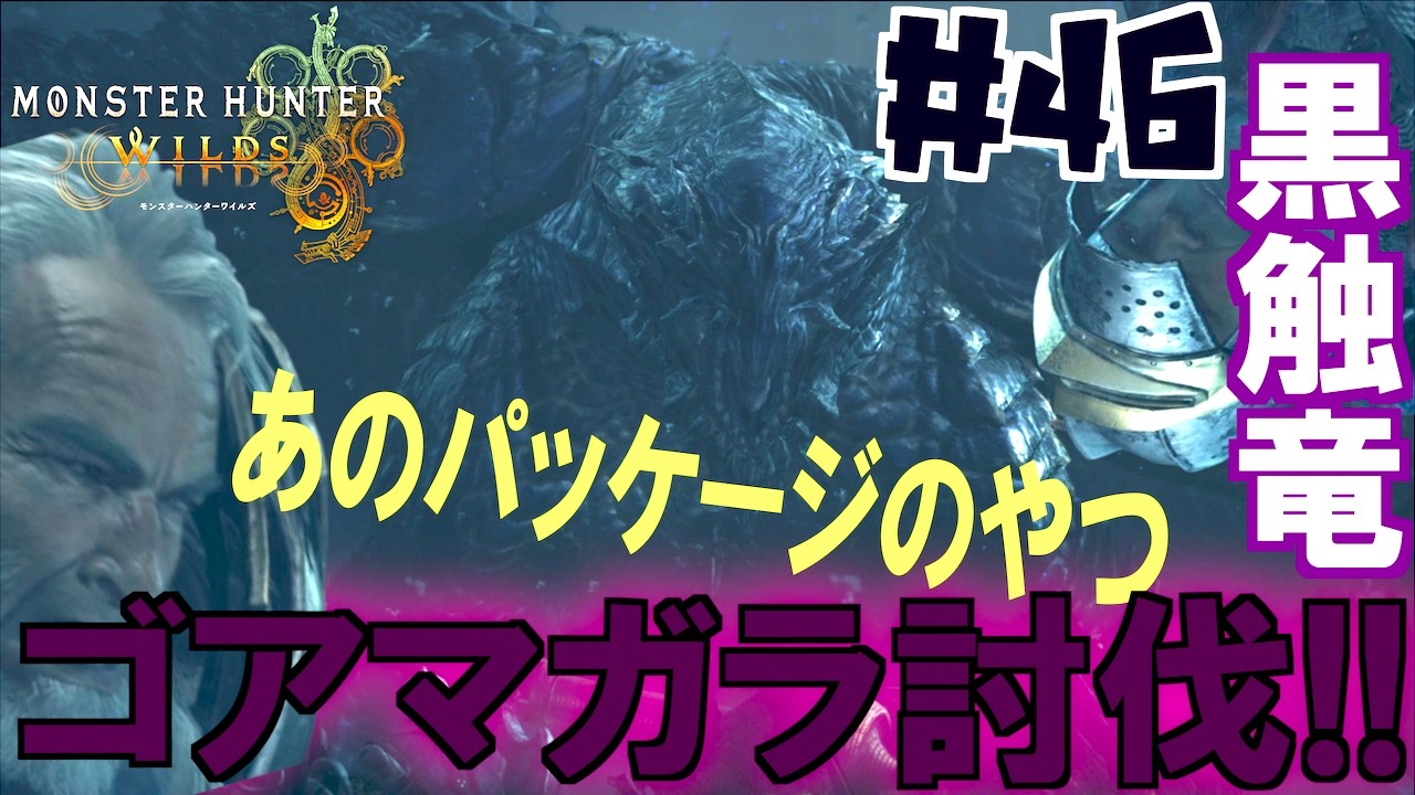 黒触竜ゴアマガラ討伐！！！！あのパッケージのやつとワイルズで戦うことになるなんて・・。＃４６【モンスターハンターワイルズ】【MHWs】