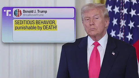 President Trump says Democrats' video message to military is seditious behavior punishable by death