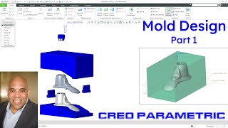Creo Parametric  Mold Design | Complicated Showerhead Mold (Video 1 of 5)
