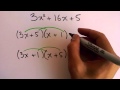 Factoring Quadratic Expressions Quiz