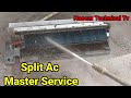 Split ac indoor master service|AC service|how to clean/service split AC in Urdu/hindi