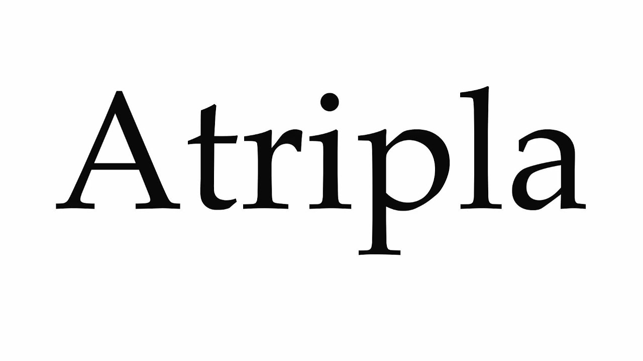 How To Pronounce Atripla Youtube