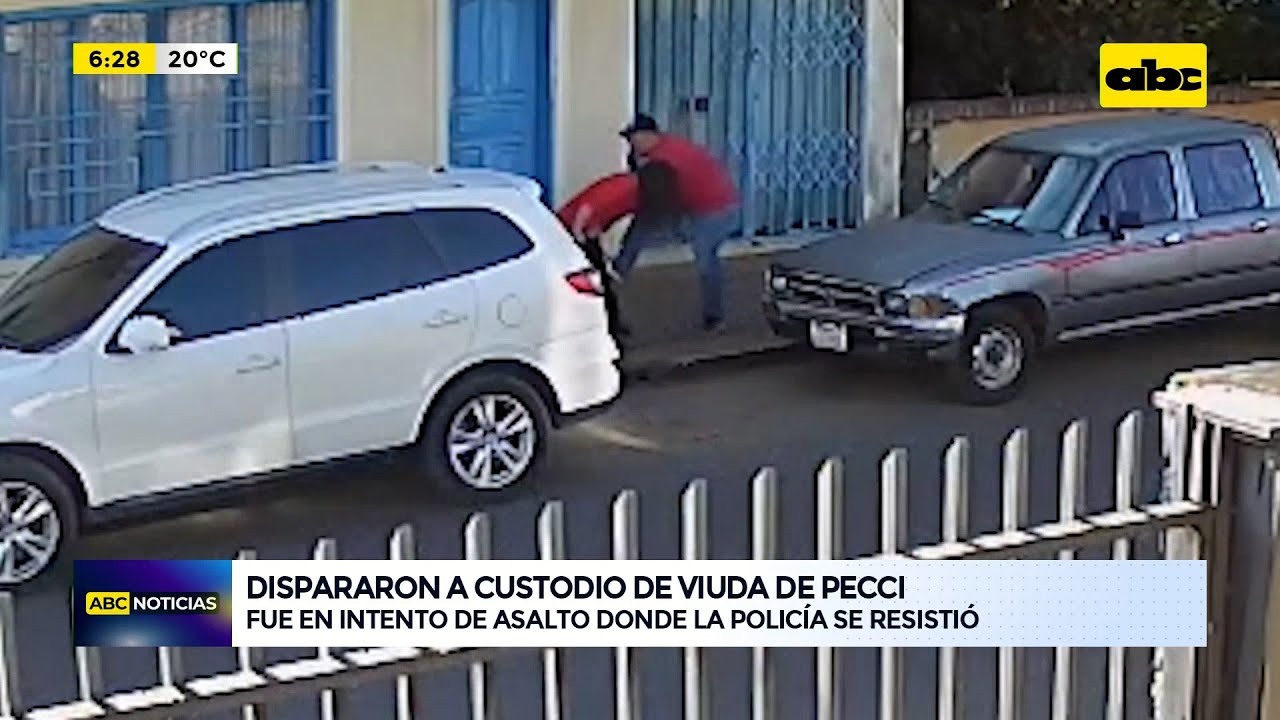 Dispararon a custodio de viuda de Marcelo Pecci - YouTube