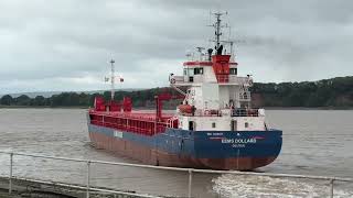 030825 Departure Eems Dollard  #Sharpness #nodrama #Freighter #riversevern #shipping 