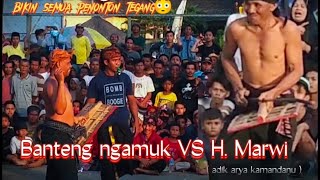 Presean Mati Tanding|| Banteng Ngamuk Vs Bebek Ngoncer (saudara Arya Kamandanu) siapakah yang K.O???