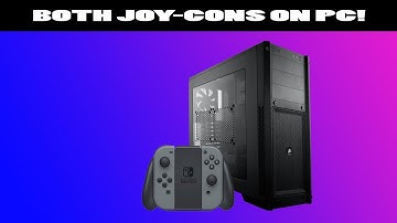 How to use both Joy-Cons as one controller on PC!