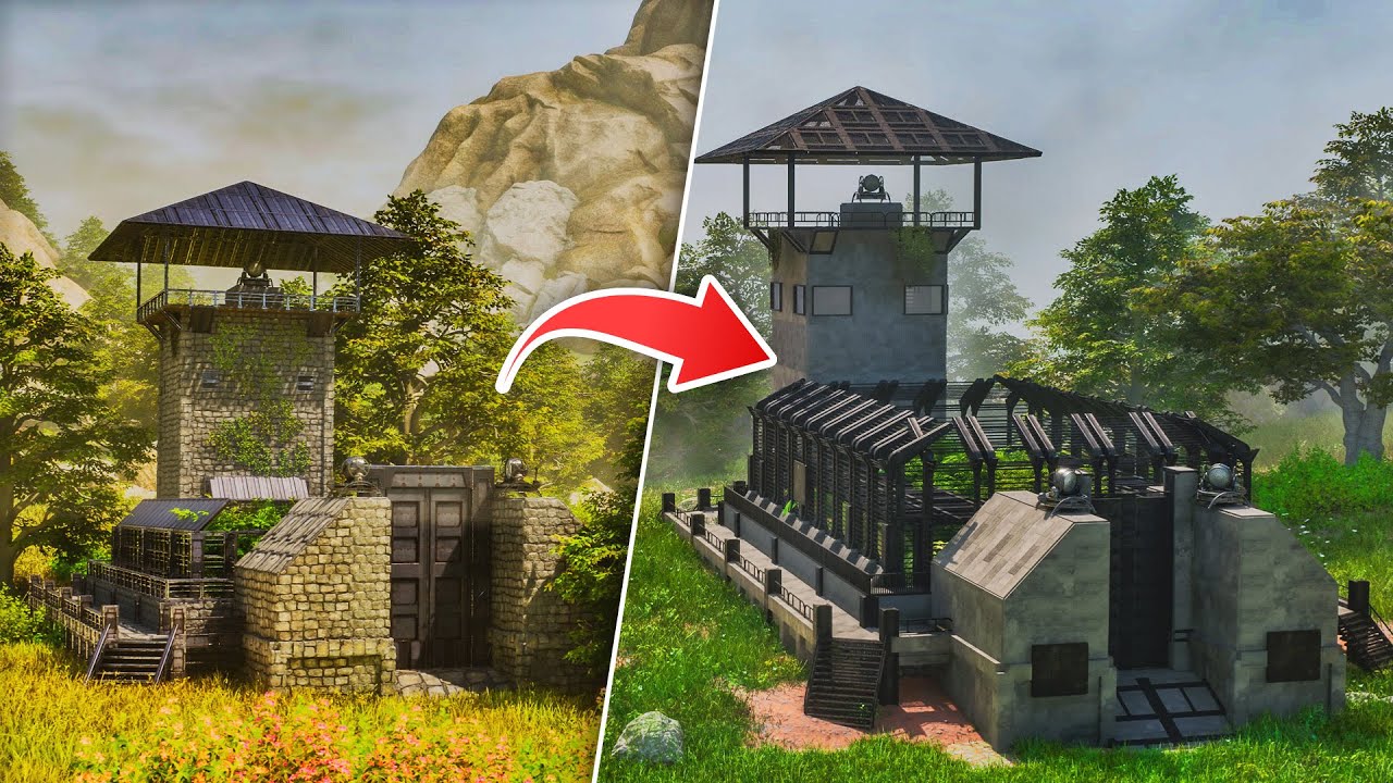 Ark Raptor Enclosure Jurassic Park Raptor Pen | Build Tutorial | ARK: Survival Ascended ...