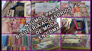 INSUMOS PARA BISUTERIA DONDE COMPRAR CDMX//SARA DICE