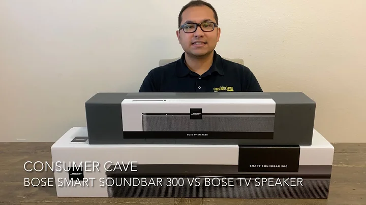 Bose Smart Soundbar 300 vs Bose TV Speaker Comparison and Review with Sound Test