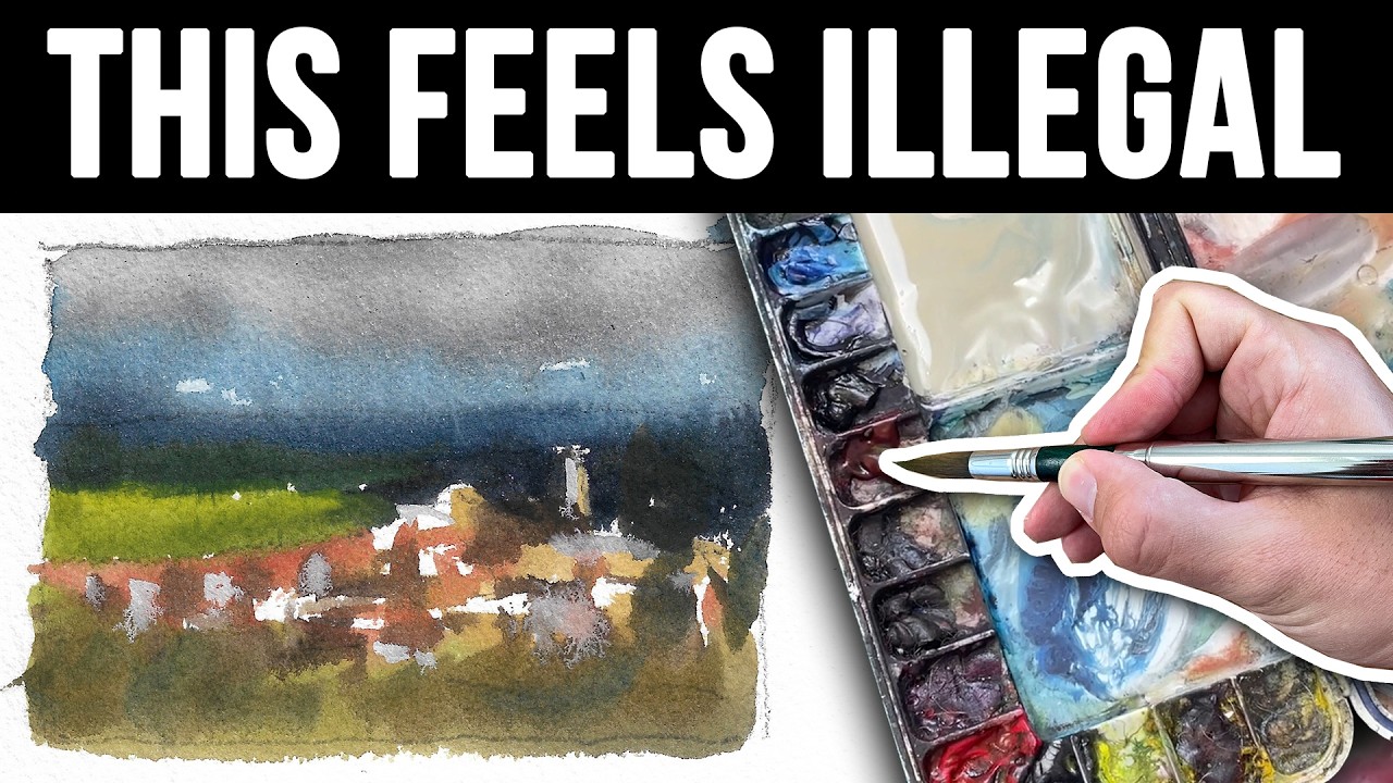 Как рисовать настолько УДИВИТЕЛЬНЫЕ пейзажи, что это кажется незаконным