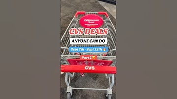 CVS COUPONING DEALS THIS WEEK 9/7-9/13😍🔥 Part 2✨ #couponing #cvsdeals #shorts