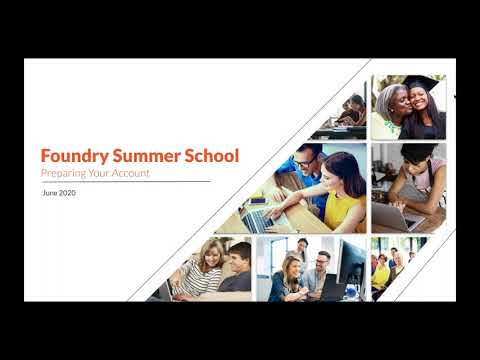 Foundry Summer School: Preparing Your Account