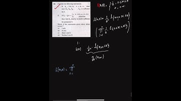 Sufficiency of Maximum and Minimum Order Statistics for Uniform| UPSC ISS 2025 Paper-2 | Problem-28