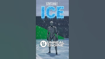 Scratchable Ice Effect in Unreal Engine 5 🧊❄️ (Render Targets) #unrealengine  #ue5  #gamedev