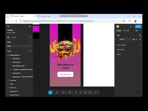 Login page design using figma/UIUX DESIGN