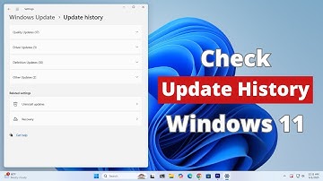 How To Check Windows Update History On Windows 11