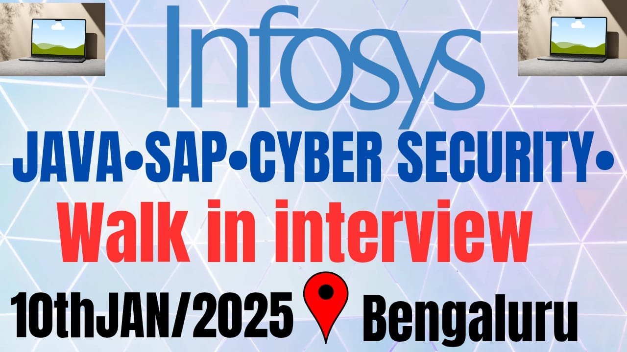 WALK IN INTERVIEW || JAVA || CYBER SECURITY || AZURE || SAP|| HYDERABAD ...