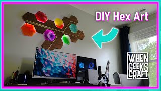 DIY Nanoleaf for our new Office! [Hexagon wall art]