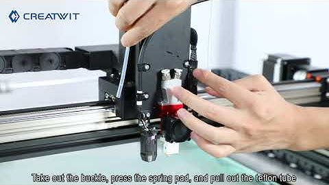 How to clean Creatwit K6 3D Printer nozzle throat?