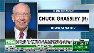 Grassley Joins Neil Cavuto to Discuss Coronavirus Relief Efforts