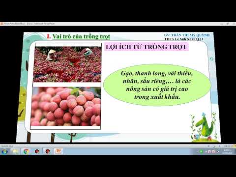 Vai trò, nhiệm vụ của trồng trọt