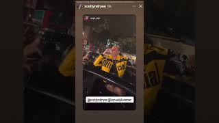 Scotty from #baddiesmidwest outside with her man #zeusnetwork