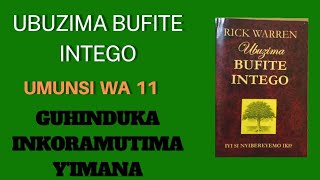 Igitabo Ubuzima Bufite Intego Umunsi Wa 11 Guhinduka Inkoramutima Yimana