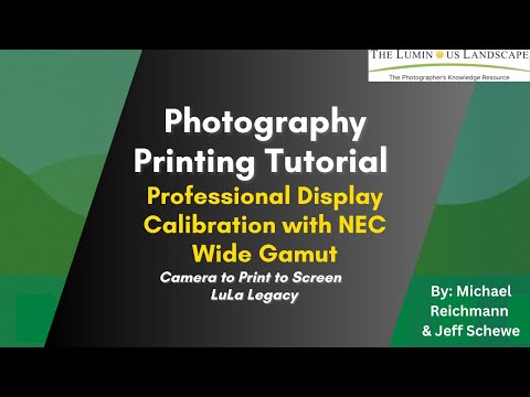 Photography Printing Tutorial: Professional Display Calibration with NEC Wide Gamut - | LuLa Legacy