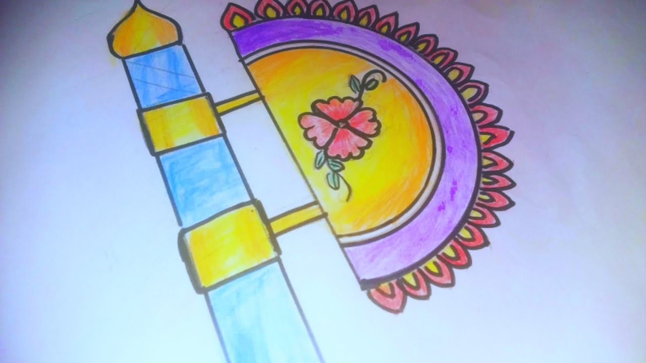 Aggregate 148+ indian hand fan drawing super hot