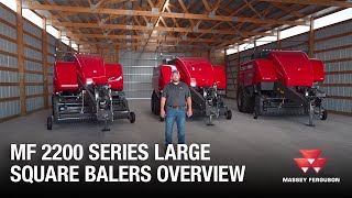 Mf 20 Series Square Balers Overview Youtube