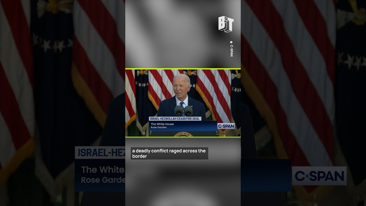 BREAKING Biden Has Announced A Ceasefire Between Israel And Lebanon 
