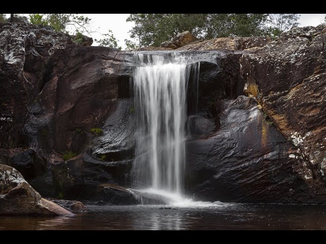 Relaxing Waterfall - 8 Hours - Meditation Calm Peace Serenity Nature Relaxation Sound Relajaci_n