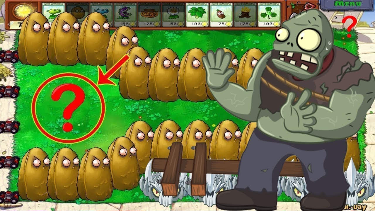PLANTS VS ZOMBIES HACK || Scaredy-shroom vs Fume-shroom vs Gargantuar ...