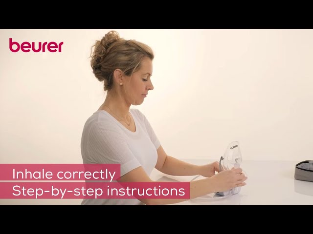 Easy-to-use nebuliser: Step-by-step inhalation | Beurer IH 60