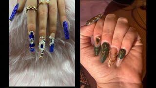 Alicia's Glam Nails  is live with @DiBriz_nailz it’s Freaky Friday!!!