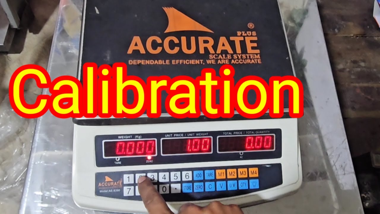 How to Calibrate a 30kg Digital Weight Scale | Step-by-Step Guide ...