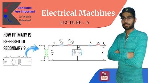 Equivalent Circuit of Transformer Referred to Secondary Side | Electrical Machine Lec-6 | SSC & Gate